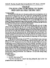 Chuyên đề Ứng dụng công nghệ thông tin trong phân môn âm nhạc thường thức - Năm học 2019-2020 - Trương Thị Mỹ Dung
